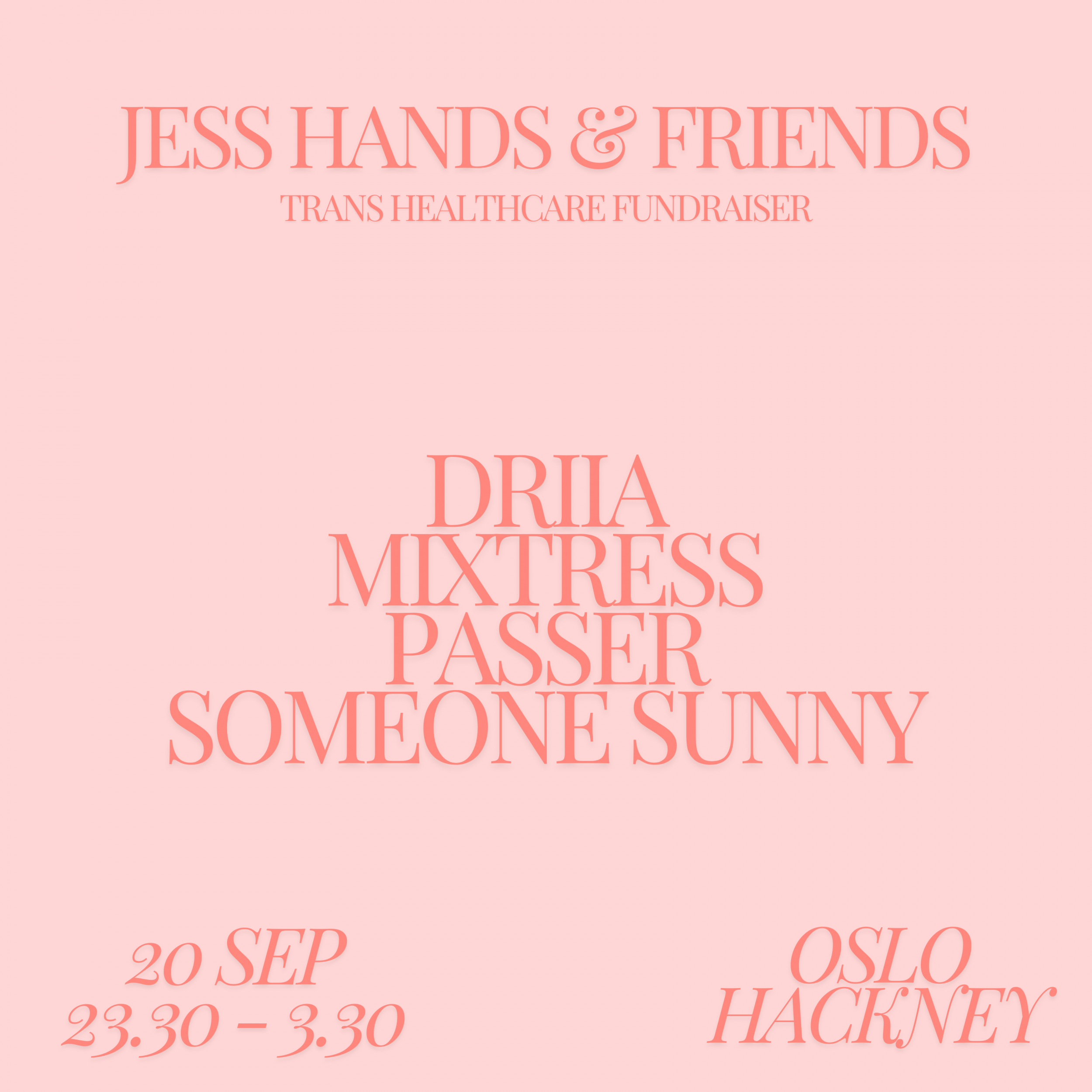 JESS HANDS & FRIENDS POSTER